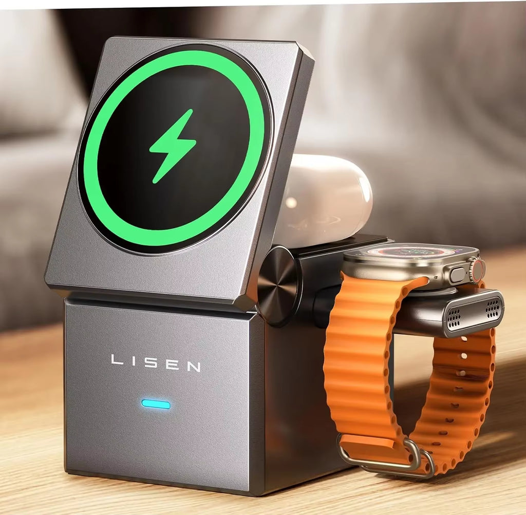 3 in 1 Charging Station for Multiple Devices 
