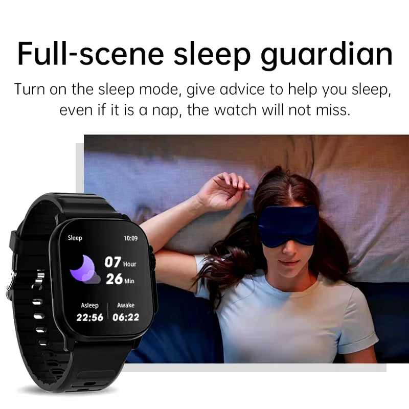 Smart Watch Bluetooth Talk, Message,Alert, Heart Rate, Monitor Sports Watch for Android IOS Men Women