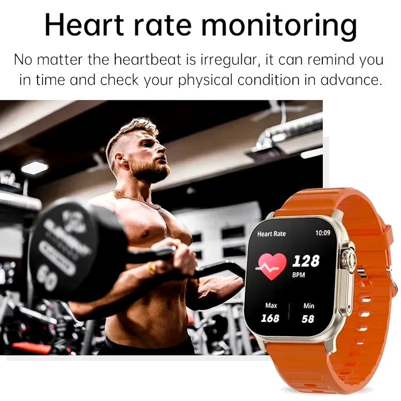 Smart Watch Bluetooth Talk, Message,Alert, Heart Rate, Monitor Sports Watch for Android IOS Men Women
